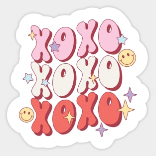 retro xoxo valentines day gifts Sticker